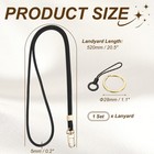 Lanyard 1 Pack Teacher Lanyards For Id Badges Black