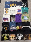 Vintage T Shirt Lot Of 20 Tees Modern 90s Sports Nature Band Graphic Size Large