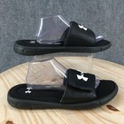 Under Armour Ignite Vi Sandals Mens 13 Slip On Comfort Slide 1287318-001 Black