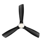 Breezism Stapleton 52 In  Led Indoor Brushed Nickel Ceiling Fan Light   Remote