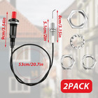 2pcs Piezo Grill Igniter Kit Ceramic Spark Igniter Button For Bbq Stove Oven