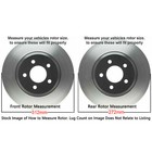 312mm Front 272mm Rear Drilled Brake Rotors For 2011 2012 - 2020 Audi A3 Quattro