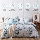  100  Long-staple Cotton Duvet Cover Set Baby King 104 x90   Baby Blue  lilio 