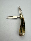 Vintage Parker Cutlery Company Stag Two Blade Sow Belly Folding Knife 