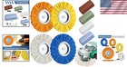 Comprehensive 9-pc Airway Polishing Kit With 8  Buffing Wheels   Safety Flange