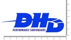 Dhd Surfboards Die Cut Surf Sticker Decal 10  X 3 2  Surfboard Fanning