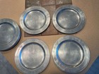 Vintage Lot Of 9 Wilton Columbia Usa Rwp Armetale Dinner Plate Platter 11 