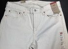 Levi s 511 Slim Men s Jeans 34x32 Stretch White Cream Denim Nwt