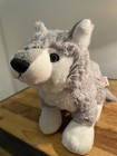 Ganz Webkinz Grey Wolf Plush Hm358 Stuffed Animal No Code
