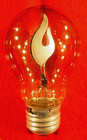 Vintage Glowlamp  A Unique Looking Flame