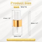 12 Pcs Gold White Spray Top  20 410 Fine Mist Sprayer Reusable Replacement Top