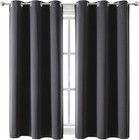 Grommet Blackout Curtains For Bedroom And Living Room - 2 Panels Set Thermal    