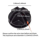 Honbay 24pcs Wire Cube Plastic Connectors For Modular Storage Organizer Closet A