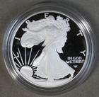 2023-s Proof American Silver Eagle  1 Dollar With Original Box   Coa   Us Coin