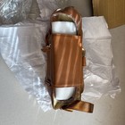 Brown Faux Vegan Leather Stroller Organizer Caddy Insulated Drink Holder Durable