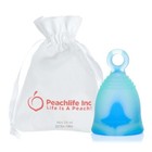 Peachlife Ring Stem Menstrual Cup   Small Mini  Firm   Medical Grade Silicone