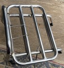 Vintage Vespa Chrome Front Folding Carrier Rack   scooter