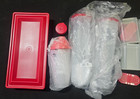 Large Lot Of Tupperware New Red