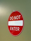 Do Not Enter 8  Street Sign Aluminum Weather Resistance Road Sign