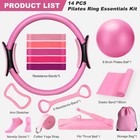 Pilates Kit  Home Essentials Kit For Women  One Size  Pink 