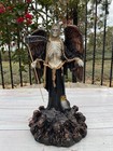 Santa Muerte Blessed Color Black Fully Loaded Angel With Wings Protection 12 