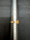 Antique Masonic Ring 10k Gold 11 5 Thin Band Ornate Rare