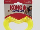 Kong Jumbler W tennis Ball Medium Yellow Squeaky Fetch   Tug Dog Toy