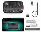 Rii I4 Mini Bluetooth Wireless Keyboard W  Touchpad   Backlit     Dual Mode 2 4ghz