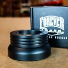 14  Black Billet Steering Wheel Vinyl 1974-94 C10 Chevy Pickup Horn Adapter