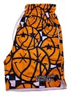 New     Btb Apparel Bigger Than Basketball All-over Print Shorts     Orange    size Yl