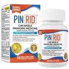 Pyrantel Pamoate 250mg Pinworm Treatment Chewable Tablets - 24 Count  Fast Relie