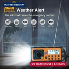 Emergency Radio Noaa Weather Alert With Hand Crank   Radio Portable Am Fm Sw  18