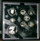 2013 Limited Edition Silver Proof Set Us Mint 8 Coins Ogp American Silver Eagle