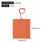 Meccanixity Silicone Heating Pad  12v 12w Heater Film Flexible Plate   