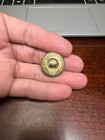 Confederate Civil War Virginia State Seal Volunteer Militia Staff Coat Button
