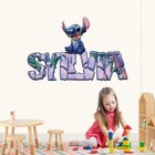 Lilo   Stitch Personalized Name Decal Wall Sticker Custom Decor Art Mural Fs