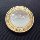 Vintage Las Vegas Hilton  10 Silver Strike Gaming Token  999 Fine Silver Rare