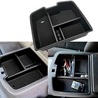 Fit For Center Console Organizer Tray 2007-2014 Gmc Sierra Chevy Black