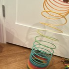 Rainbow Plastic Slinky Coil Spring Toy  Rainbow Character Family  Ages 4-7