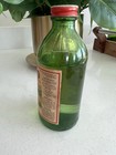 Vintage Rare Pluto Concentrated Spring Water Devil Green Glass Medicine Bottle