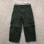 Boy Scout Of America Convertible Uniform Pants 16 Youth Boys Green Cargo Utility