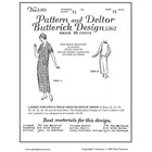 Past Patterns 5362 - Mid 1920s One-piece Wrap-around House Dress Sewing Pattern