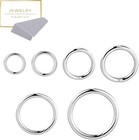 Sterling Silver Jump Rings For Jewelry Making 4mm 5mm 6mm 7mm 8mm 10mm 925 Sterl