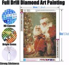 Christmas Diamond Art Kits For Adults-santa Claus Diamond Painting   5d D