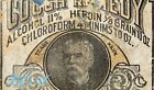Antique Heroin Cough Syrup Bottle J R Watkins Remedy Big Paneled Patent Medicine