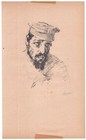 Hermann Struck  Eastern Jewish Man From Vilnius 1918   German Israeli Judaica