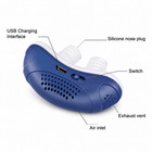 Electric Anti Snore Nasal Device Rechargeable Sleep Aid Soft Silicone Stopper