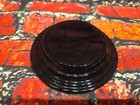 Ashtray El Rancho Hotel Casino Las Vegas Nv - 4 3  -black Glass - Excellent