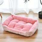 Pet Dog Cat Bed Calming Sleeping Kennel Puppy Super Soft Mat Pad Warm Nest