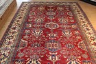 10  X 7  Handmade Hand Knotted Super Kazak Rug  Ghazni Wool Matches Heriz Serapi
